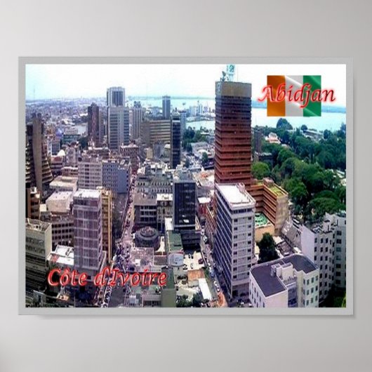 POSTER ABIDJAN - (Devant)
