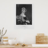 Poster ABIGAIL ADAMS d'une peinture originale de G. Stuar (Cuisine)