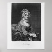 Poster ABIGAIL ADAMS d'une peinture originale de G. Stuar (Devant)