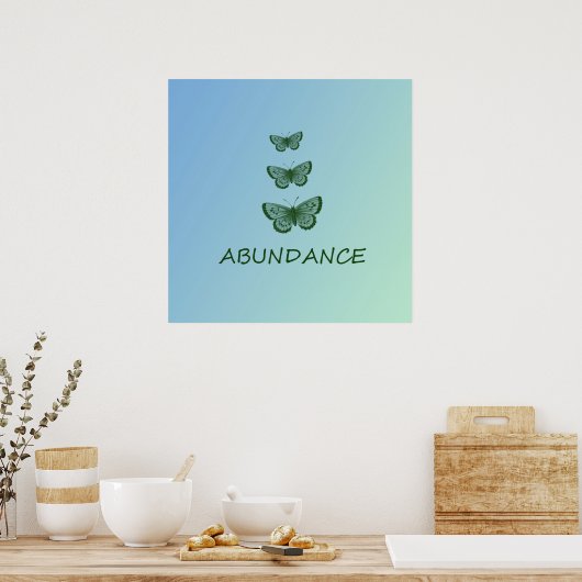 Poster Abondance (Cuisine)