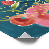 Poster Abondante florale I (Coin)