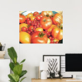 Poster Abondante récolte - Tomates de l'Héritage (Bureau à domicile)