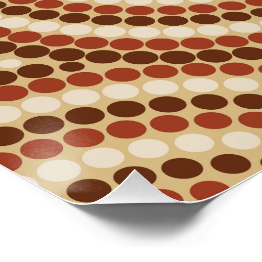 Poster Aboriginal dot painting (Coin)