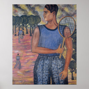 Poster Abraham Ángel Le Joueur De Tennis