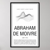 Poster Abraham De Moivre (Devant)