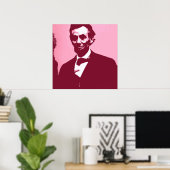 Poster Abraham Lincoln (Bureau à domicile)
