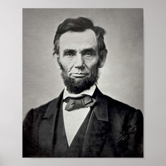 Poster Abraham Lincoln (Voorkant)