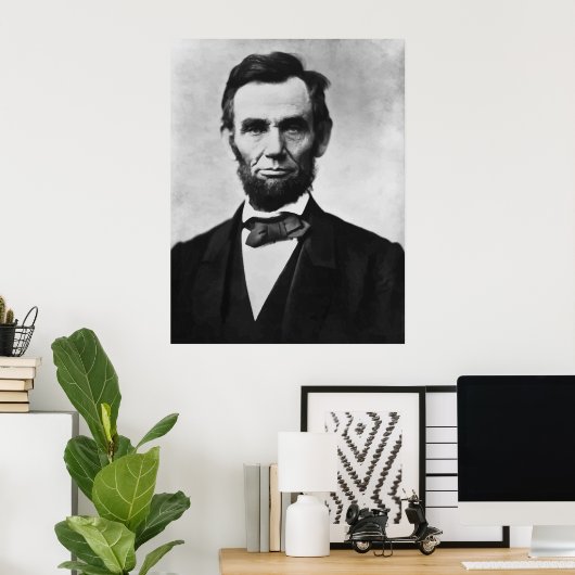 Poster Abraham Lincoln (Bureau à domicile)