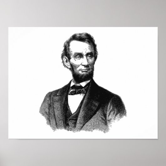 Poster Abraham Lincoln 1865 "Le grand émancipateur" (Devant)
