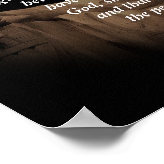 Poster Abraham Lincoln - Adresse Gettysburg (Coin)