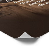 Poster Abraham Lincoln - Adresse Gettysburg (Coin)