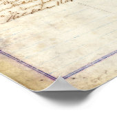 Poster Abraham Lincoln Approbation Signature 13e Amendeme (Coin)