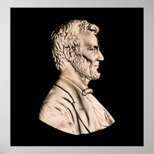 Poster Abraham Lincoln Bust (Devant)