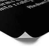 Poster Abraham Lincoln Célèbre Et Sage Engagement Citatio (Coin)