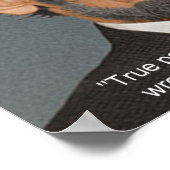 Poster Abraham Lincoln & Citation patriotique (Coin)