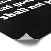 Poster Abraham Lincoln Gettysburg Adresse Portrait (Coin)