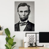Poster Abraham Lincoln Gettysburg Portrait (Bureau à domicile)