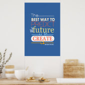 Poster Abraham Lincoln la meilleure façon de prédire l'av (Cuisine)