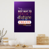 Poster Abraham Lincoln la meilleure façon de prédire l'av (Cuisine)