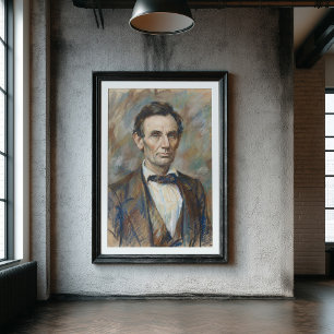 Poster Abraham Lincoln - L'homme d'État Endurant