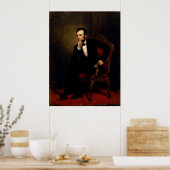 Poster Abraham Lincoln par George Peter Alexander Healy (Cuisine)