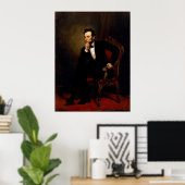 Poster Abraham Lincoln par George Peter Alexander Healy (Bureau à domicile)