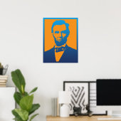 Poster Abraham Lincoln Pop Art (Bureau à domicile)