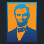 Poster Abraham Lincoln Pop Art<br><div class="desc">Profitez de cette image colorée Abraham Lincoln Pop Art numérique... </div>