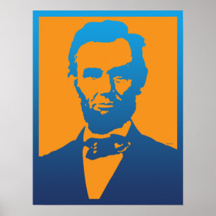 Poster Abraham Lincoln Pop Art