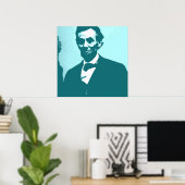 Poster Abraham Lincoln Pop Art (Bureau à domicile)