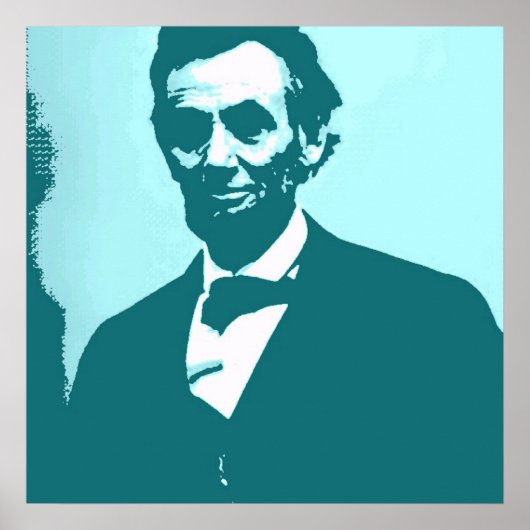 Poster Abraham Lincoln Pop Art (Devant)