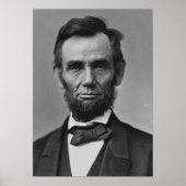 Poster Abraham Lincoln Portrait (Devant)