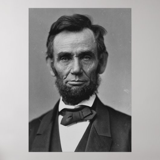 Poster Abraham Lincoln Portrait (Devant)