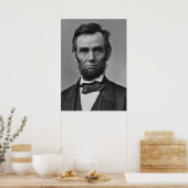 Poster Abraham Lincoln Portrait (Cuisine)