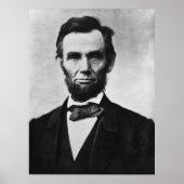 Poster Abraham Lincoln Portrait (Devant)