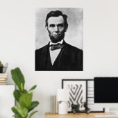 Poster Abraham Lincoln Portrait par Alexander Gardner (Bureau à domicile)