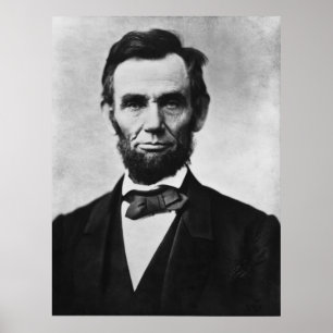 Poster Abraham Lincoln Portrait par Alexander Gardner