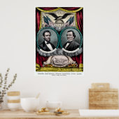 Poster Abraham Lincoln Presidential Campaign 1864 (Cuisine)