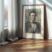 Poster Abraham Lincoln - The Enduring Statesman