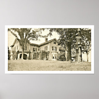 Poster Abraham Oakey Hall's Summer Home at Short Hills NJ