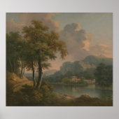 Poster Abraham Pether - Paysage boisé (Devant)