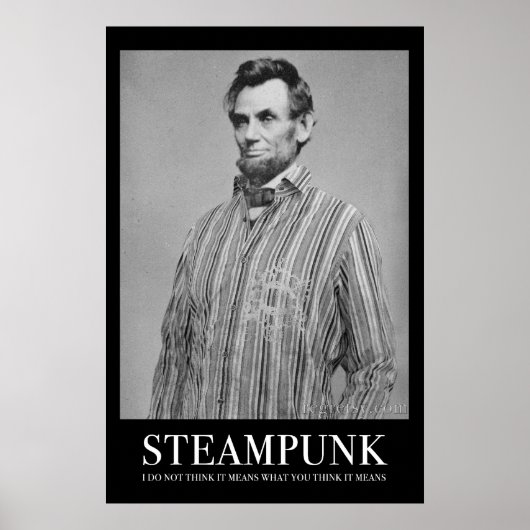 Poster Abraham Steampunk (Devant)