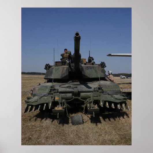 Poster Abrams M1-A1 (Devant)