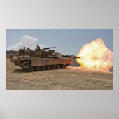 Poster Abrams M1A1 (Devant)
