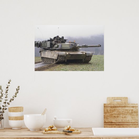 Poster Abrams M1A1 (Cuisine)