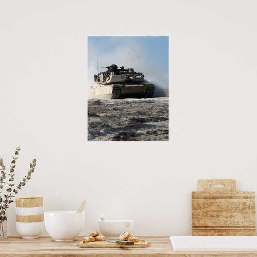 Poster Abrams M1A1 (Cuisine)