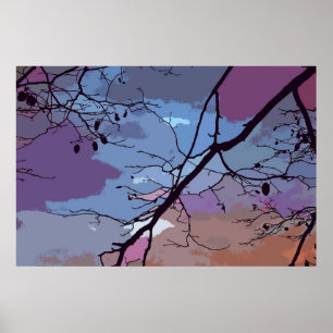 Poster Abrégé sur coucher du soleil