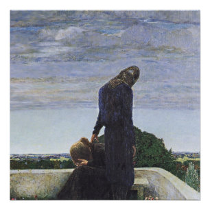 Poster "Abschied" (Adieu) par Heinrich Vogeler