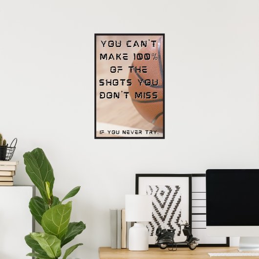 Poster Absence d'inspiration (Bureau à domicile)