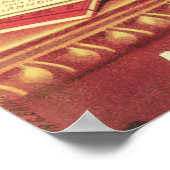 Poster Absinthe Bourgeois Grande copie (Coin)